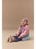 Куртка непромокаемая с флисовой подкладкой для девочки Next E25-304, Розовый, Голубой