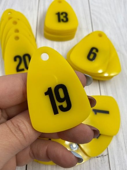 Номерки для ключей 40х56 (Комплект)