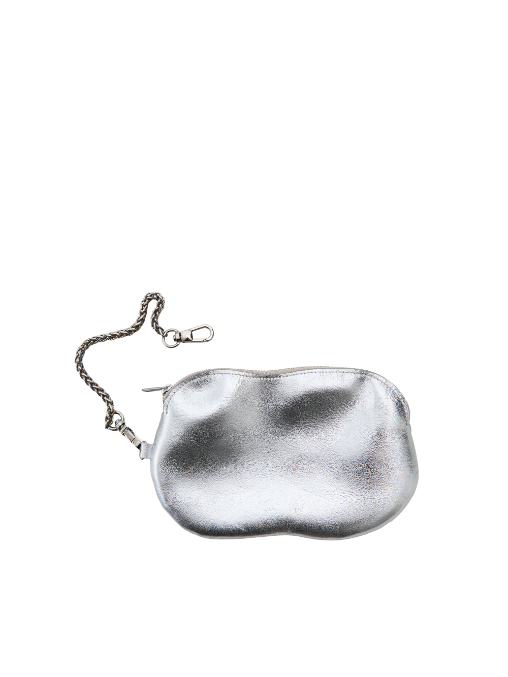 Silver bean pouch