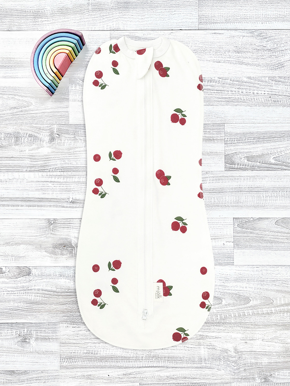 Пелёнка-кокон Mjölk Брусника, уценка