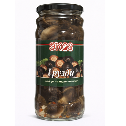 Грузди ЭкоS отборные 530 гр