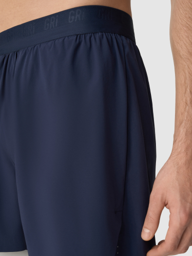 Шорты 2 в 1 мужские Кросс 4.0 тёмно-синие