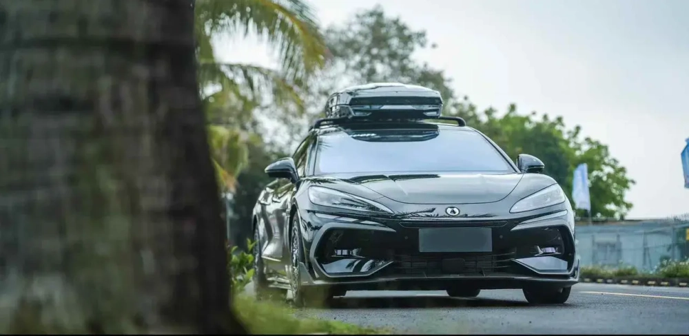 Карбоновый обвес для DENZA Z9 GT 2024+ Денза Губа переднего бампера Боковые юбки Спойлер на крышу диффузор заднего бампера клыки