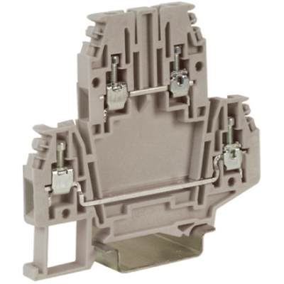 DBC.2(Ex), проходной зажим бежевый 2 уровня 2,5 кв.мм