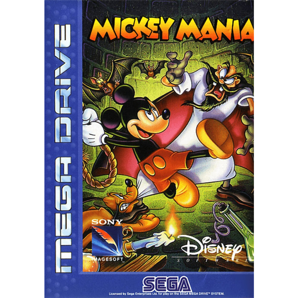 Картридж Mickey Mania: The Timeless Adventures of Mickey Mouse (Sega Mega Drive)