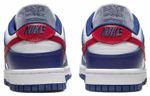 Кроссовки Nike Dunk Low "White And University Red" (Женская размерная сетка)