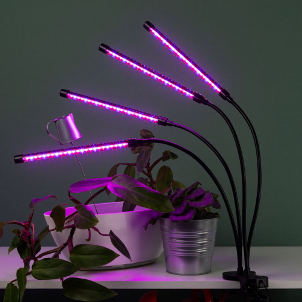 Светильник для растений на прищепке ЭРА FITO-40W-АLED-RB красно-синего спектра 40 Вт
