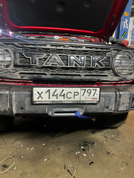 Установка лебедки Tank 300