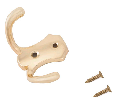 Крючок-вешалка SOLLER 827 В Золото  (  2крючка)  /8921