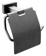 5009-G Держатель для туалетной бумаги с крышкой (ГРАФИТ) ViEiR  (40/1шт)