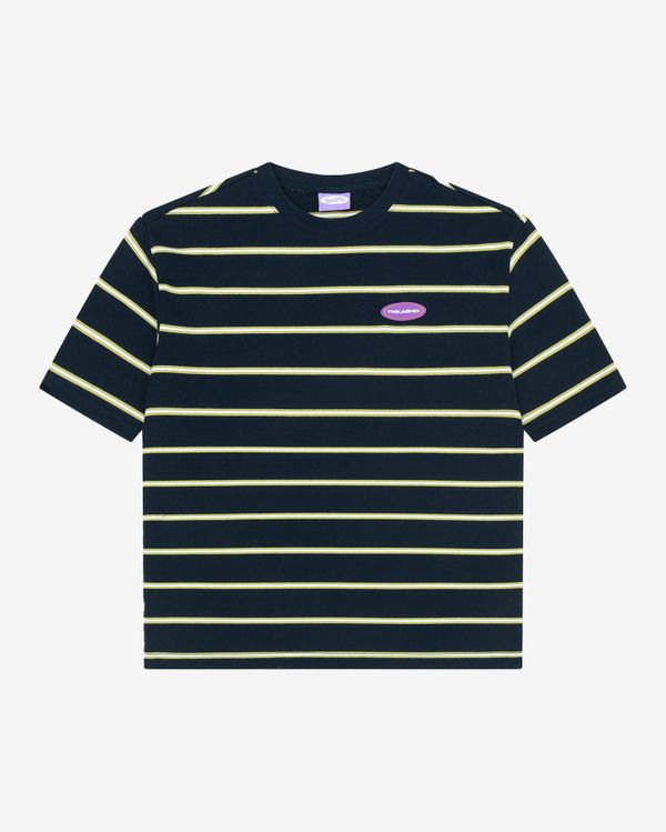 Футболка Nineties темно-синий / лаймовый - фото 1