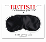 Маска на глаза из полиэстера Fetish Fantasy Series Satin Love Mask (Цвет: черный)