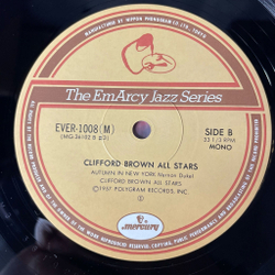 Винтажная виниловая пластинка LP Clifford Brown All Stars (Japan 1977) (Obi)
