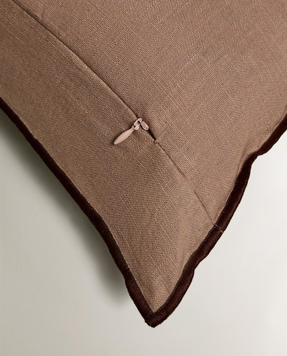 Zara Home наволочка декоративная из льна, розовый, 40x60 см · 5359/008
