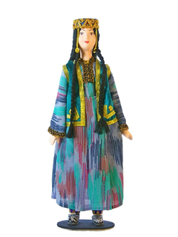 Кукла фарфоровая коллекционная Узбечка