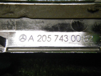 Накладка крышки багажника Mercedes C W205 (14-23)