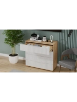 Комод для одежды Белый матовый 4 ящика 92х41х84 см