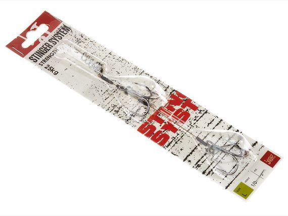 Остнаска стал. Lucky John STINGER SSW 1х7 3,5+8,0cm, оснащ. тройником №01/0 1шт.