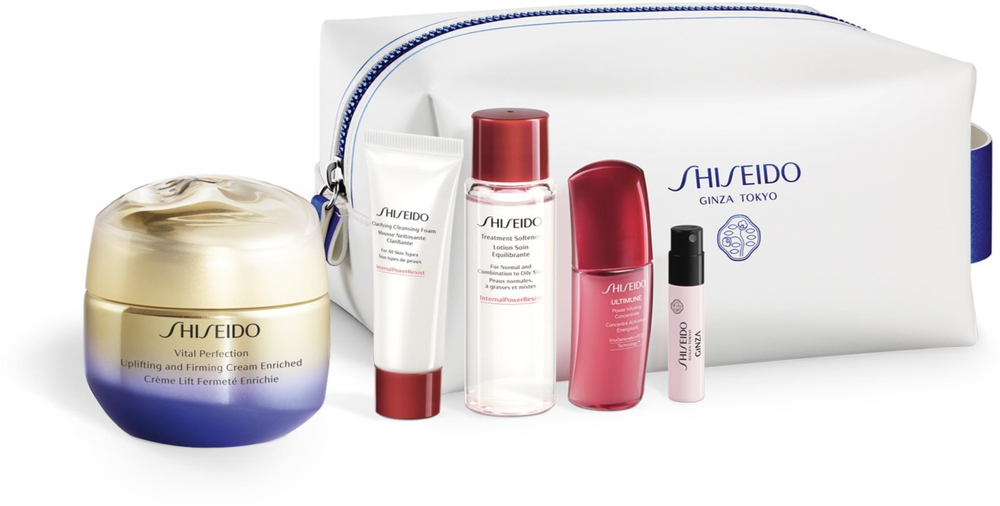 Shiseido Vital Perfection Uplifting & Firming Cream Enriched - подарочный набор (с лифтинг-эффектом) /   / GTIN 3598381107045