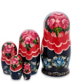 Народные промыслы МР-25/ 19 Матрешка 5м «Тройка-лето»