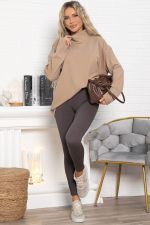 Лосины в рубчик утепленные НЬЮ (шоколад) Б14977-7М LT Collection