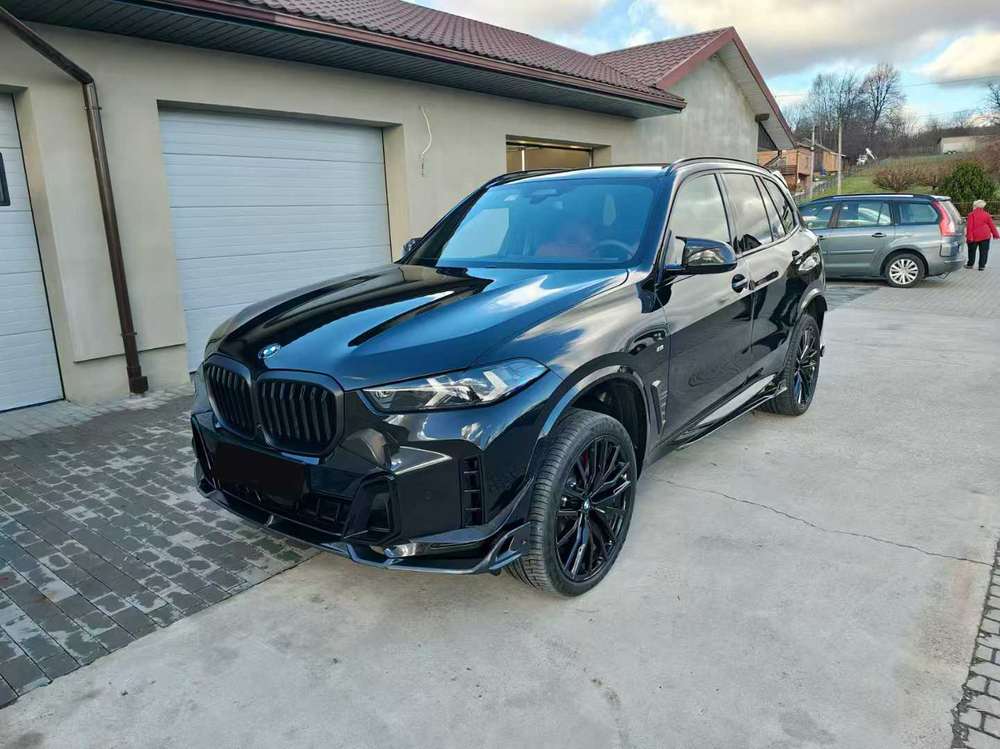Карбоновый обвес для BMW X5 G05 G18 LCI рестайлинг 2023-2024+ БМВ Губа канарды юбки диффузор спойлер тюнинг