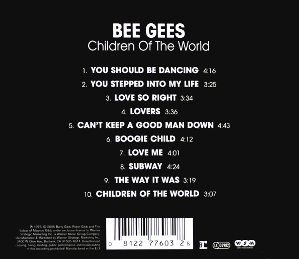 Bee Gees / Children Of The World (CD)