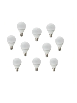 10 шт Светодиодная лампа 10W 220V E14 2700K шар теплый