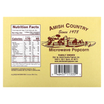 Amish Country Popcorn, попкорн для микроволновой печи, сладко-солёный вкус, 3 пакетика по 99 г (3,5 унции)