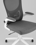 Кресло офисное TopChairs Airone серый ткань
