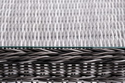 "Асти" лаунж-зона из искусственного ротанга на 6 персоны, цвет графит