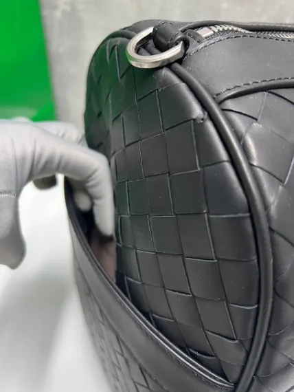 Дорожная сумка Bottega Veneta Intrecciato Duffle черный