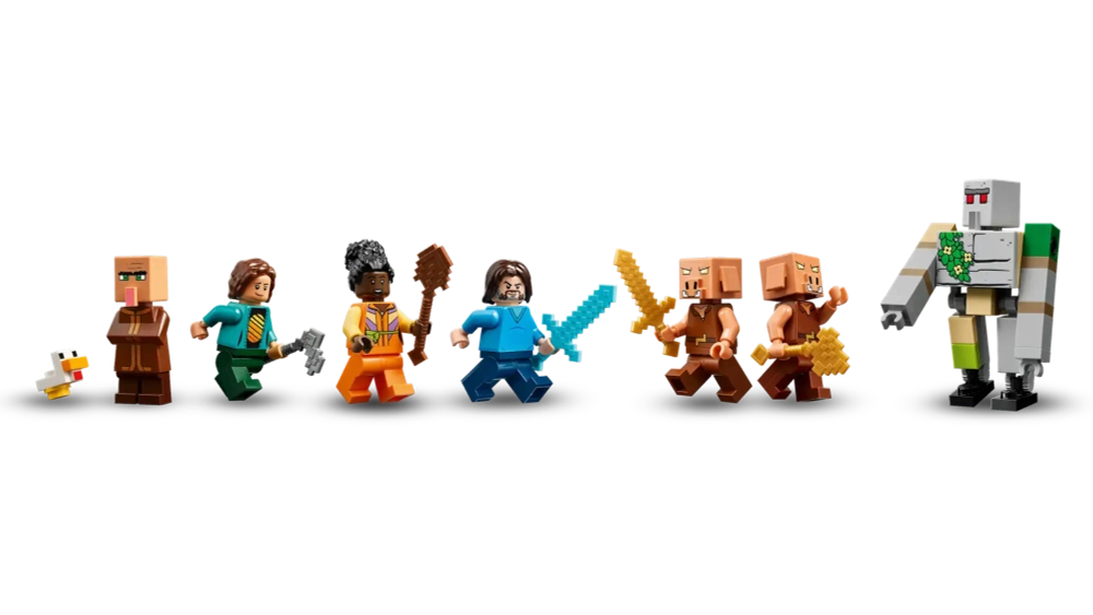 Конструктор LEGO Minecraft 21273 Нападение на деревню на призрачном воздушном шаре