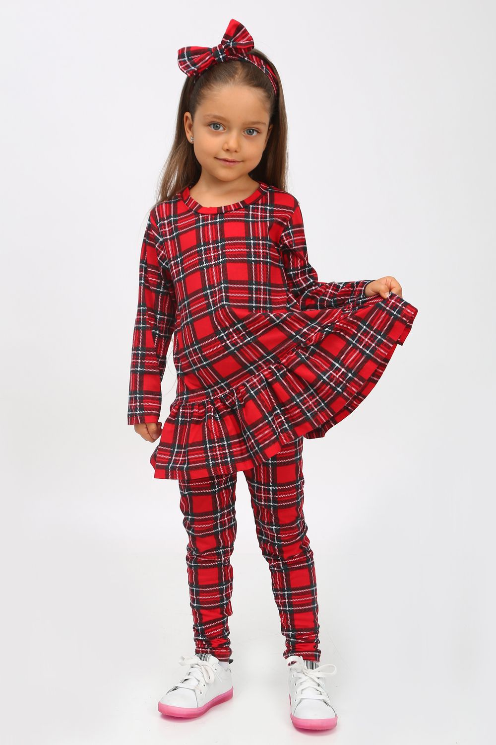 Костюм Шотландская клетка арт. ТЛ-105 детский Натали (Акция)