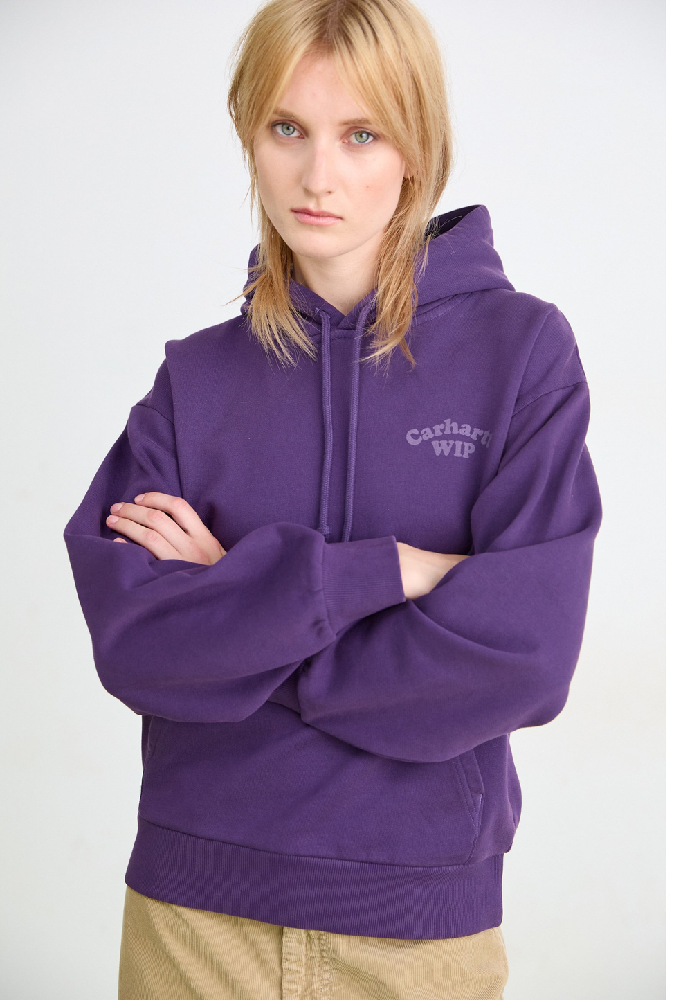 Carhartt WIP Толстовка с капюшоном - Фиолетовый