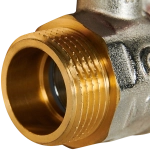 Кран шаровой полнопроходной ROMMER - 1" (НР/НР, PN40, ручка-бабочка)