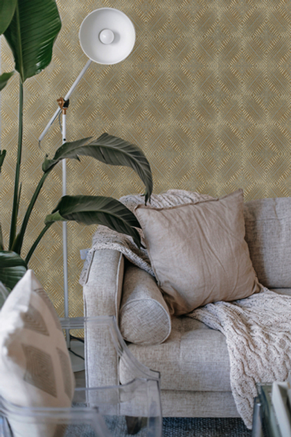 AK2332 Обои Wiganford GEOTERRA 1,06х10,05м / компактный винил на флизелине / раппорт 64см