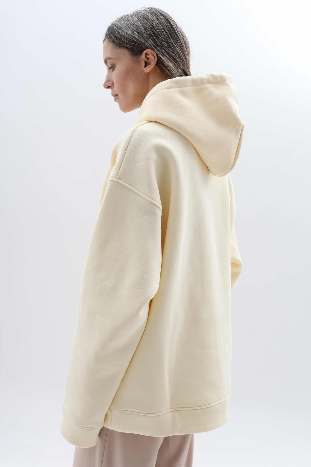 Худи Гербарий Warm Василек Экрю