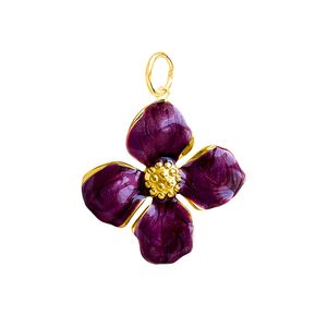 Подвеска Flower enamel