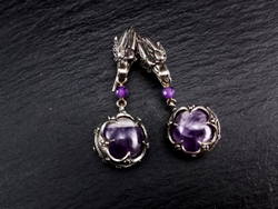 Серьги "Готланд с волками" длинные