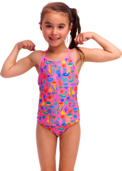 Купальник FUNKITA Toddler Girl's Fishilicious (Swim Steady Tankini & Brief)