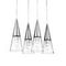 Подвесной светильник Ideal Lux Cono SP3 Cromo 112367