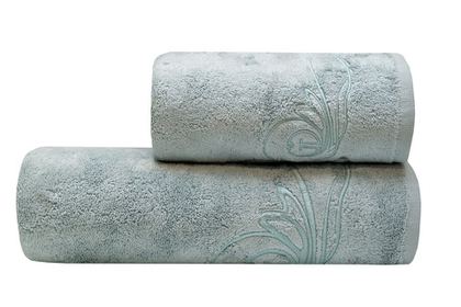Полотенце 50x90 Garda Decor Лирика бирюзовое