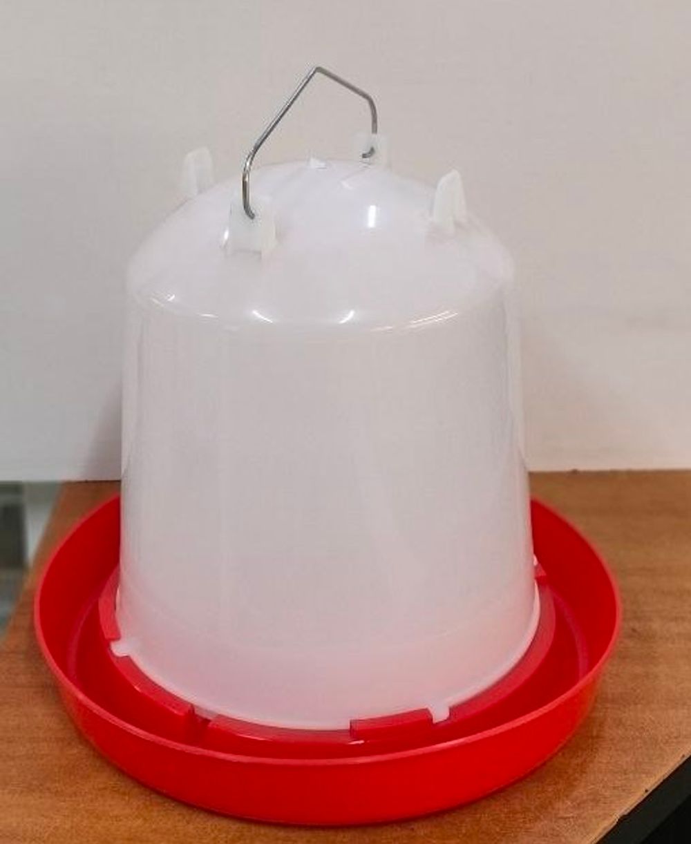 Поилка вакуумная 14 л с пробкой, ручка метал