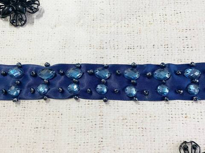 Тесьма стразы, ш. 3,2 см.