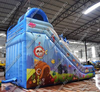 Надувная горка "Морская история", 8*5*7 м