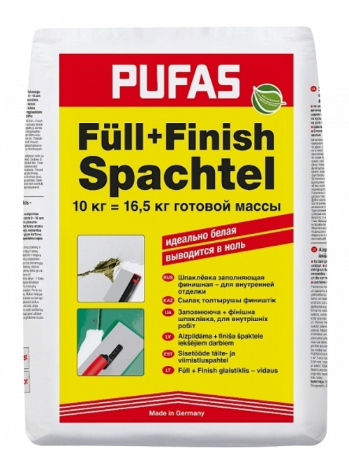 Шпаклевка Pufas 'FullFinish Spachtel 1' 10 кг