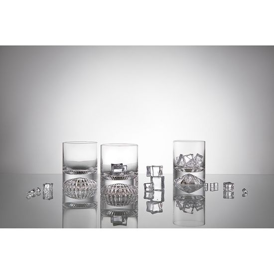 Набор стаканов для виски genty ribbs, 240 мл, 2 шт.