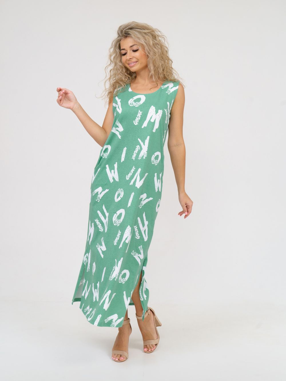 645 Сарафан "Зеленый" SveTekst (Акция)