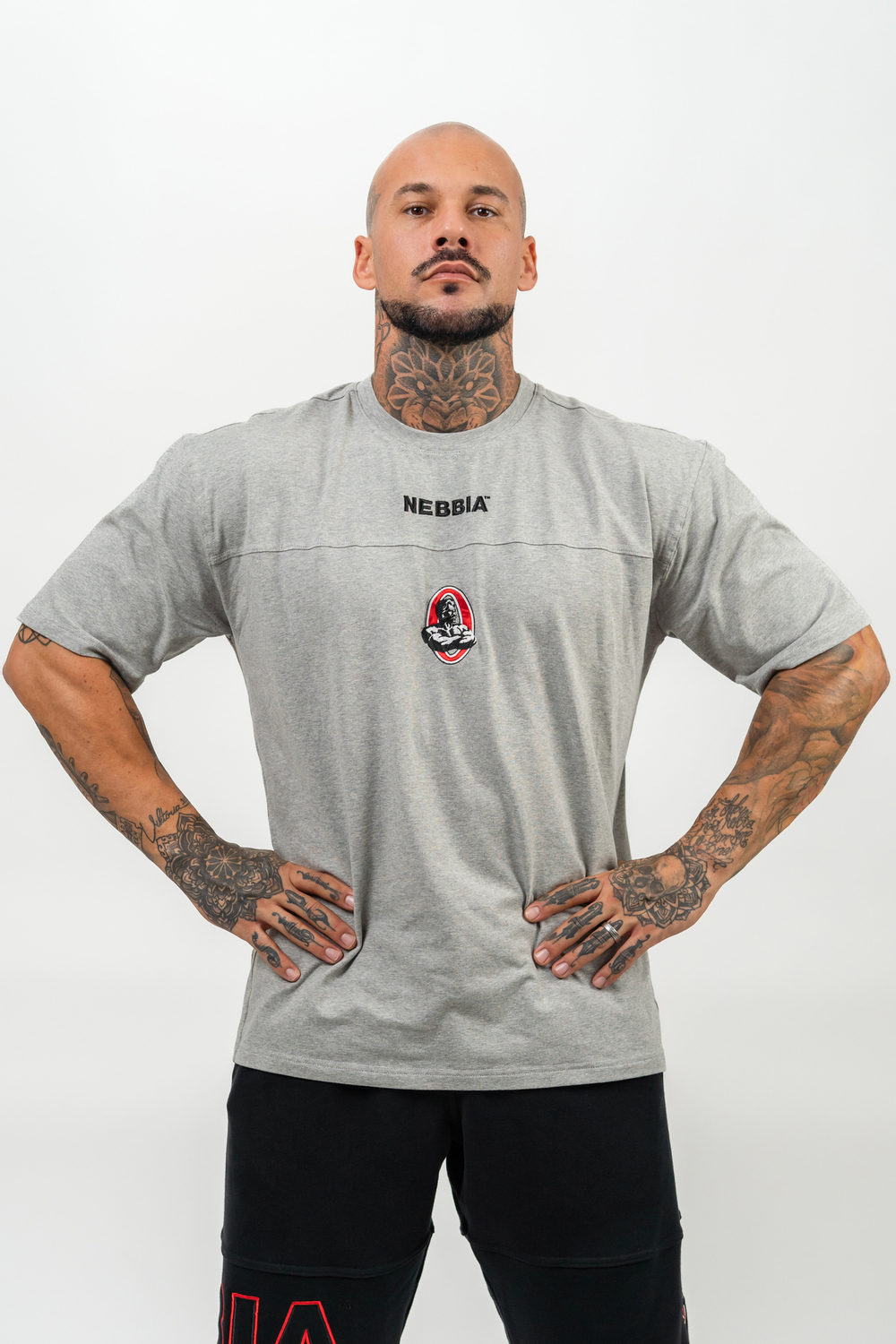 Футболка LOOSE T-SHIRT LEGENDARY 712 Серая